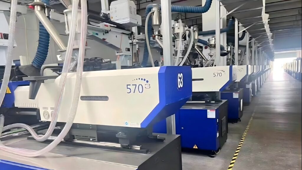 Chinese cable tie factory production line (injection molding machines)