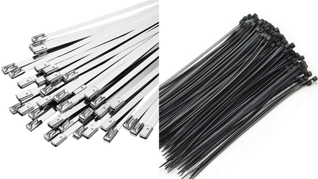 Metal cable ties vs nylon cable ties